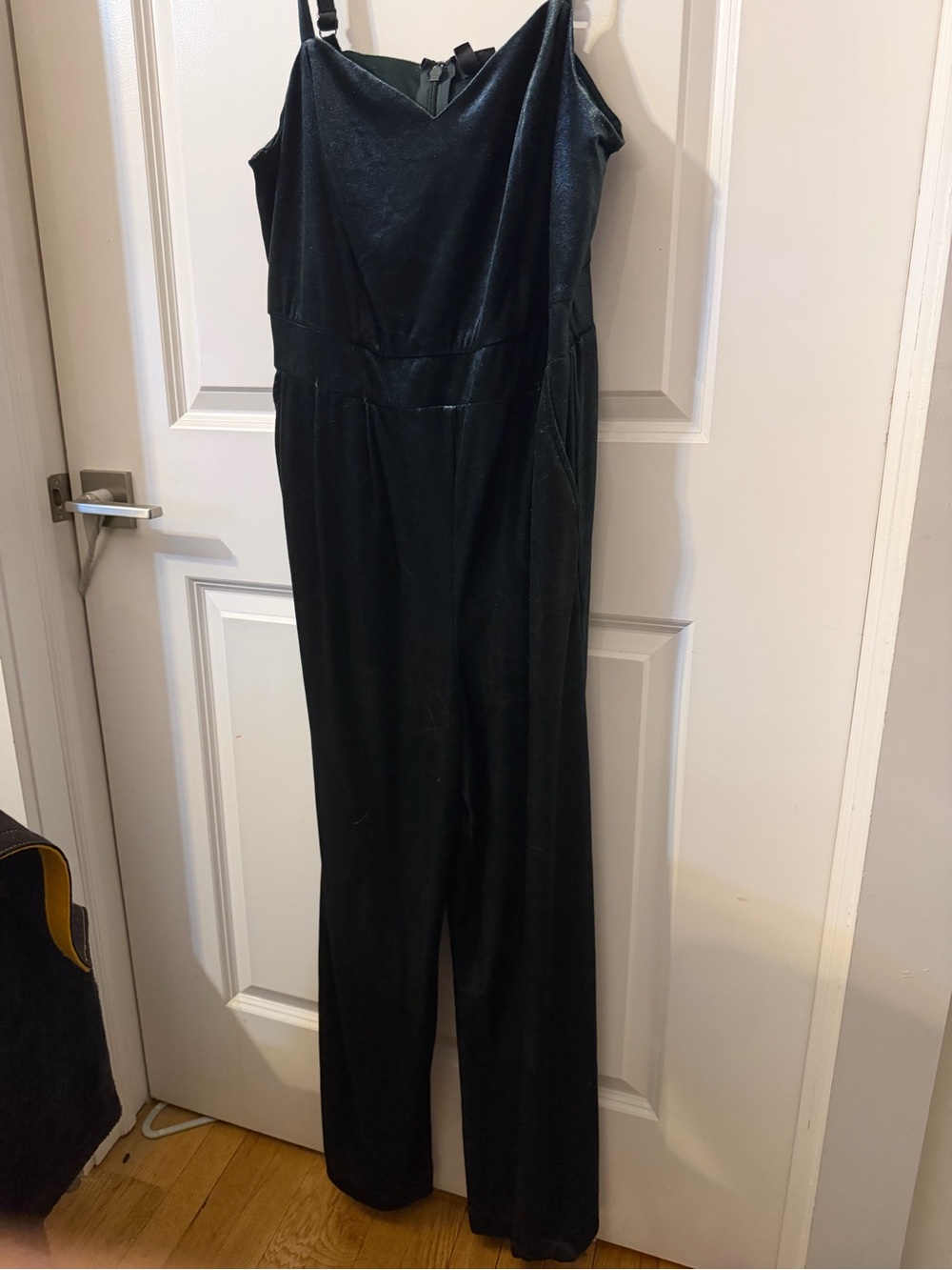 Torrid Green Velvet Jumpsuit 16
